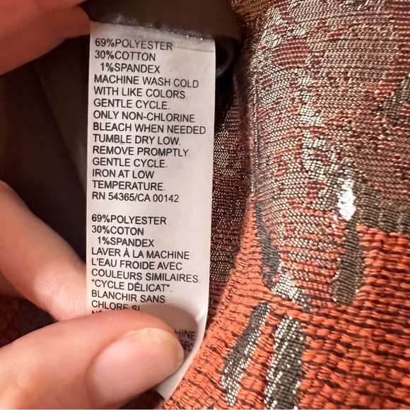 VINTAGE | TanJay abstract print boho style blazer jacket - Picture 5 of 9